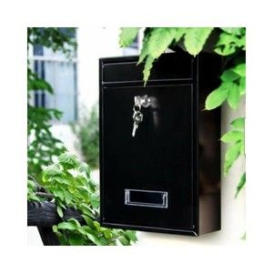 Locking Mailboxes Wall Mounted Vertical – Jssmst Key Lock Drop Mail Box Medium